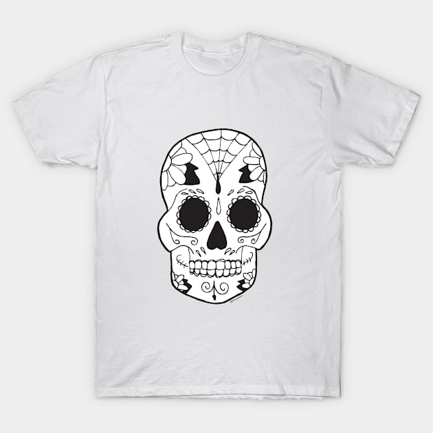 Sugar Skull T-Shirt by NatashaAnita